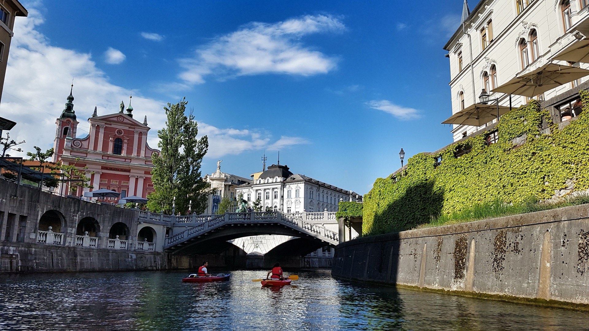 Road cycling base in Ljubljana, Slovenia's capital city